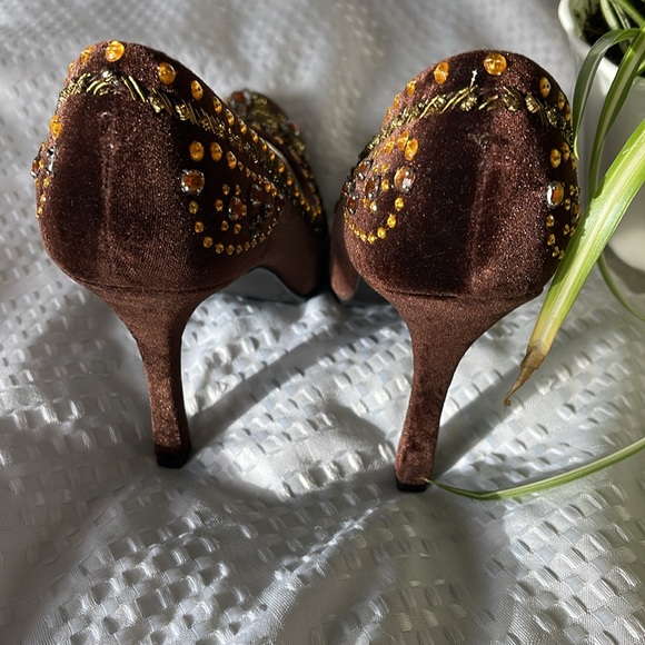 🌸Colin Stuart jewelled 4” heeled shoes - Picture 3 of 11